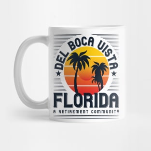 Del Boca Vista, Florida. Retirement Community. Vintage Mug